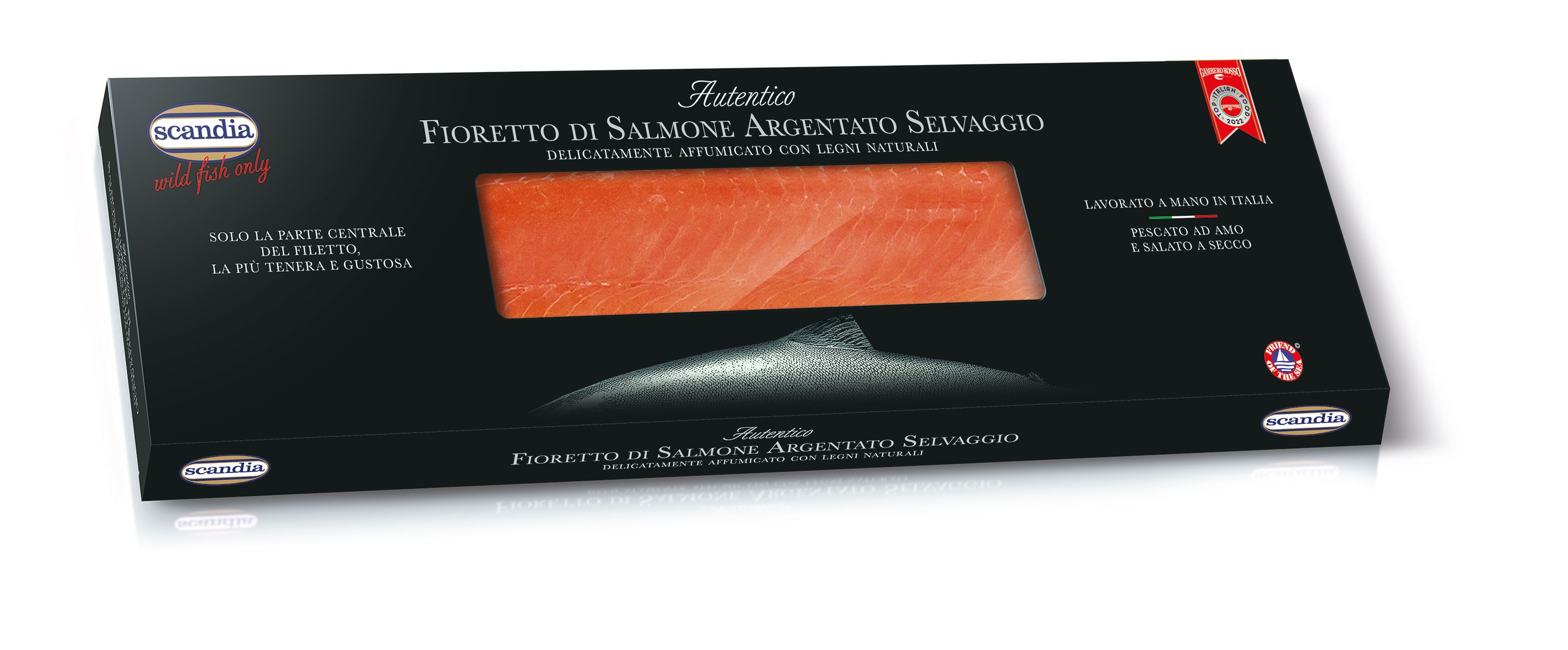 Fioretto di Salmone Selvaggio Coho Scandia